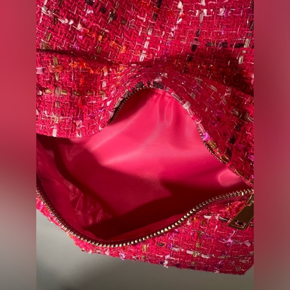 NWT Generation Love Eden Tweed Backpack - Hot Pink 💗 - Picture 10 of 14